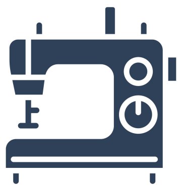 Dikiş, dikiş makinesi izole vektör simgesi olduğunu kolayca herhangi bir boyut düzenlenemez veya değiştirilme tarihi.