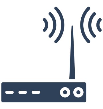 Internet aygıtı, izole vektör simgesi olduğunu kolayca birinde düzenlenip wifi modem boyutu veya değiştirilme tarihi.