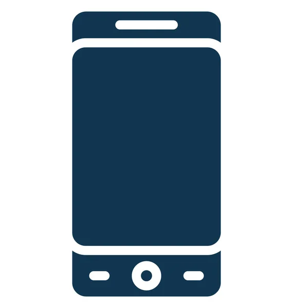 Icona Vettoriale Mobile Isolata Cellulare Che Può Essere Facilmente Modificata — Vettoriale Stock