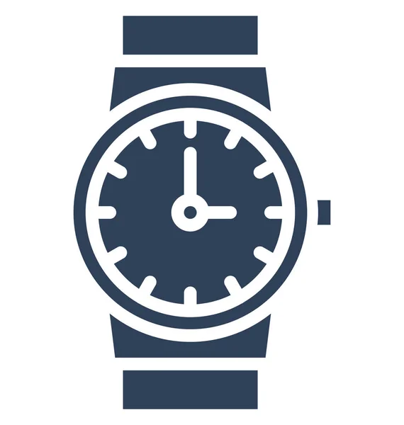 Moda Reloj Mano Icono Vector Aislado Que Puede Editar Fácilmente — Vector de stock