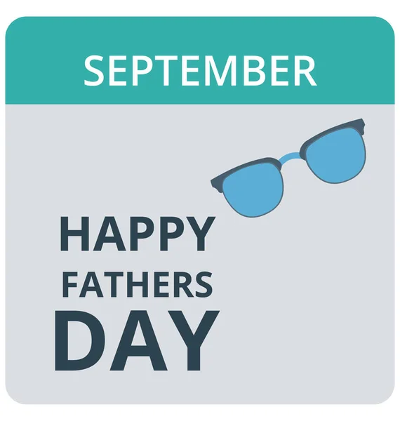 Щасливий День Батька Можна Легко Редагувати Будь Якому Розмірі Або — стоковий вектор