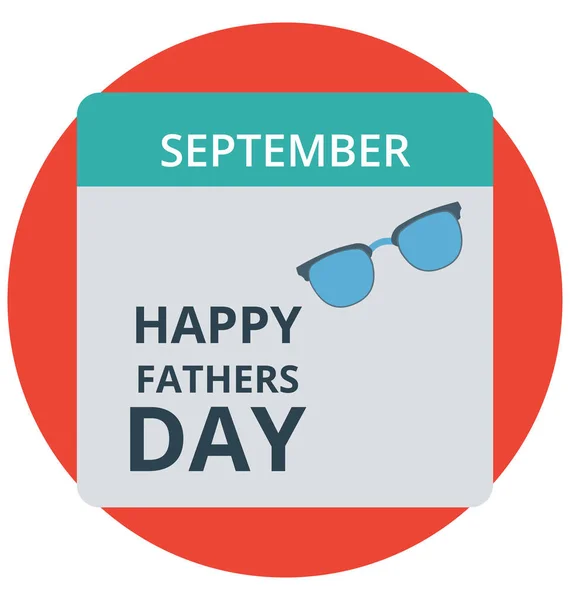 Щасливий День Батька Можна Легко Редагувати Будь Якому Розмірі Або — стоковий вектор