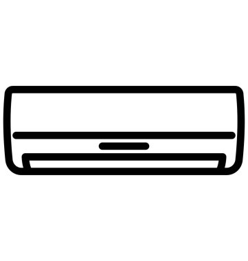 AC, Klima izole vektör simgesi olduğunu kolayca herhangi bir boyut düzenlenemez veya değiştirilme tarihi.