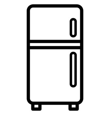 Elektronik, izole vektör simgesi olduğunu kolayca herhangi bir boyut düzenlenemez veya değiştirilmiş derin dondurucu.