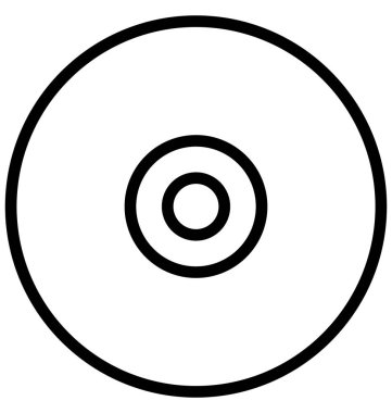 CD, CD izole vektör simgesi olduğunu kolayca herhangi bir boyut düzenlenemez veya değiştirilme tarihi.