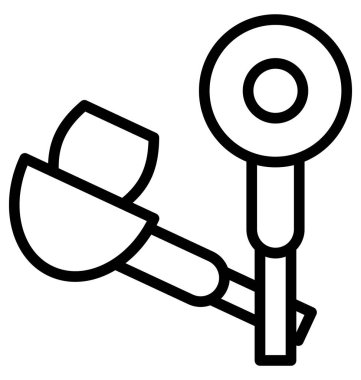 Kulaklıkları, izole vektör simgesi olduğunu kolayca herhangi bir boyut düzenlenemez veya değiştirilme tarihi kulaklık.