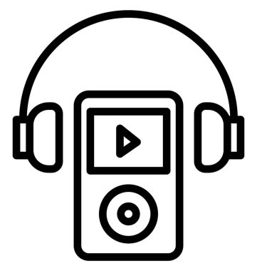 Müzik, izole vektör simgesi olduğunu kolayca herhangi bir boyut düzenlenemez veya değiştirilme tarihi eğlence keyfi.