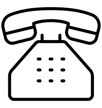 İletişim, telefon izole vektör simgesi olduğunu kolayca herhangi bir boyut düzenlenemez veya değiştirilme tarihi.