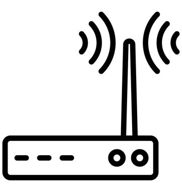 Internet aygıtı, izole vektör simgesi olduğunu kolayca birinde düzenlenip wifi modem boyutu veya değiştirilme tarihi.