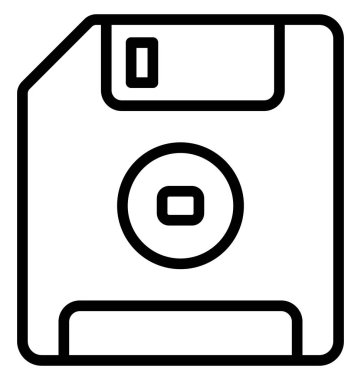 Disket, disket izole vektör simgesi olduğunu kolayca herhangi bir boyut düzenlenemez veya değiştirilme tarihi.
