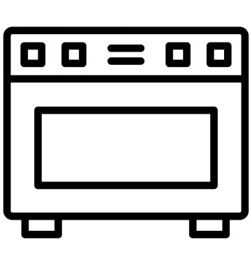 Brülör fırın, izole vektör simgesi olduğunu kolayca herhangi bir boyut düzenlenemez veya değiştirilme aralığı pişirme.