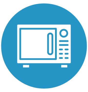 Mikrodalga, elektronik izole vektör simgesi olduğunu kolayca herhangi bir boyut düzenlenemez veya değiştirilme tarihi.