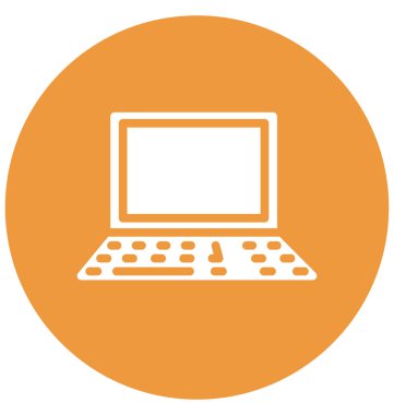 Dizüstü, izole vektör simgesi olduğunu kolayca herhangi bir boyut düzenlenemez veya değiştirilme tarihi dizüstü bilgisayar.