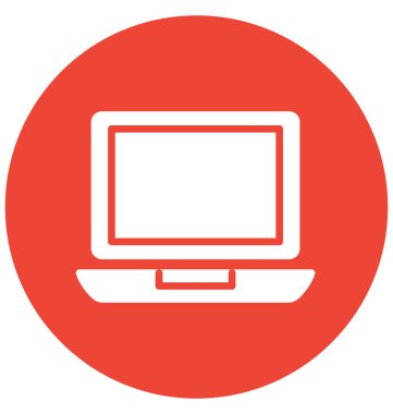 Dizüstü, izole vektör simgesi olduğunu kolayca herhangi bir boyut düzenlenemez veya değiştirilme tarihi dizüstü bilgisayar.