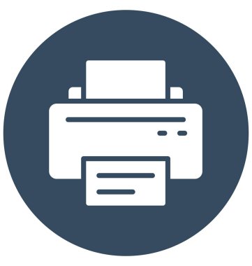 Faks, izole vektör simgesi olduğunu kolayca herhangi bir boyut düzenlenemez veya değiştiren mürekkep püskürtmeli yazıcılar.