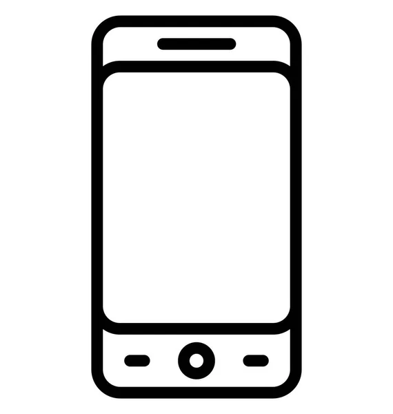 Мобильный Сотовый Изолированных Вектор Значок Можно Легко Редактировать Любого Размера — стоковый вектор