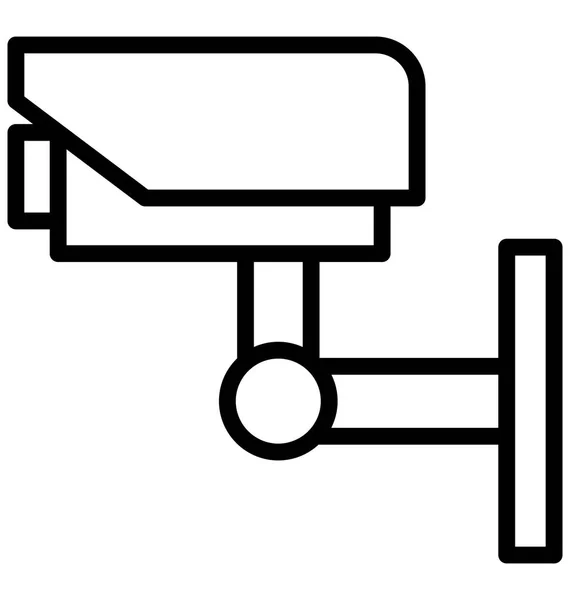 Cctv Cámara Cctv Icono Vectorial Aislado Que Puede Editar Fácilmente — Archivo Imágenes Vectoriales