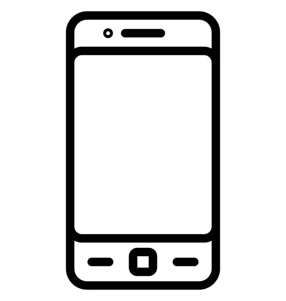 Сотовый Телефон Мобильный Телефон Изолированный Векторный Значок Который Можно Легко — стоковый вектор