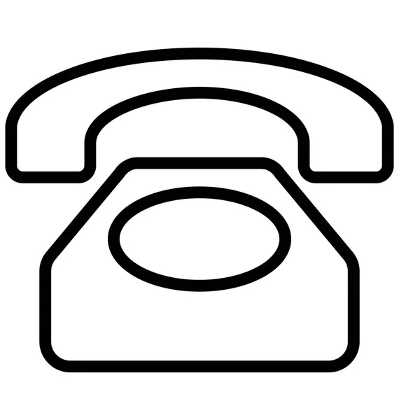Comunicação Chamada Telefônica Ícone Vetor Isolado Que Pode Ser Facilmente —  Vetores de Stock