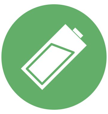 İzole vektör simgesi olduğunu kolayca herhangi bir boyut düzenlenemez veya değişiklik pil düzeyi, pil durumu.