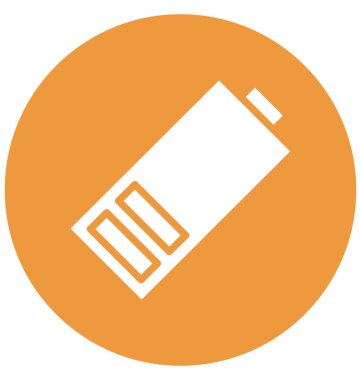 İzole vektör simgesi olduğunu kolayca herhangi bir boyut düzenlenemez veya değişiklik pil düzeyi, pil durumu.