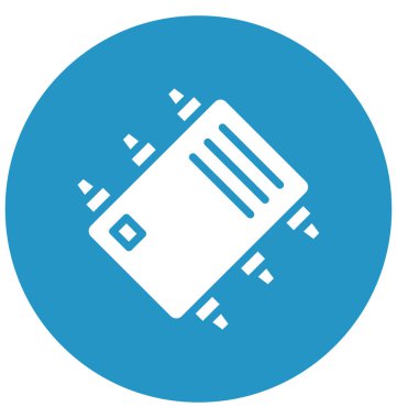 Bilgisayar çipi, izole vektör simgesi olduğunu kolayca herhangi bir boyut düzenlenemez veya değiştirilen elektronik devre.