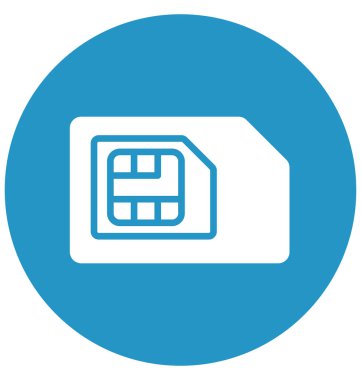 Çip, izole vektör simgesi olduğunu ayarları içinde birisi kolayca düzenlenebilir entegre yonganın boyutu veya değişikliğin.