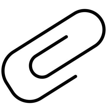 Ataç izole çizgi vektör kolayca değiştirilebilir veya düzenlenmiş simge.