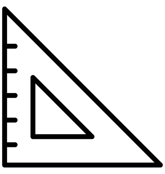 Ange Square Isolerade Linje Vektor Ikon Som Enkelt Kan Ändras — Stock vektor