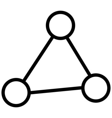 Hiyerarşi, pay izole çizgi vektör kolayca değiştirilen veya düzenlenmiş kutsal kişilerin resmi.