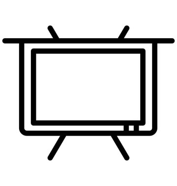 Beyaz tahta izole çizgi vektör kolayca değiştirilebilir veya düzenlenmiş simge.