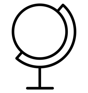 Tablo düzenlenmiş izole çizgi vektör kolayca değiştirilebilen simge veya .