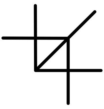 Kırpma aracı izole çizgi vektör kolayca değiştirilebilir veya düzenlenmiş simge.