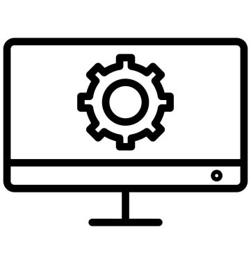 SMM izole çizgi vektör kolayca değiştirilebilir veya düzenlenmiş simge.