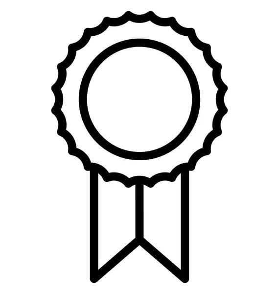 Award Badge Isolerade Vektor Ikon Som Enkelt Kan Ändras Eller — Stock vektor