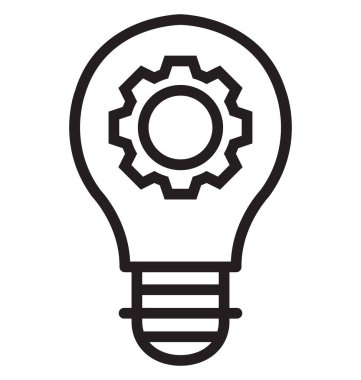 Fikir en iyi duruma getirme izole vektör simge kolayca değiştirme veya Edited olabilir.