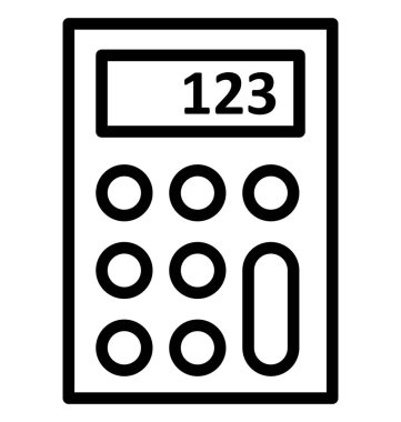 Hesap makinesi izole vektör simgesi olduğunu kolayca değiştirme veya Edited olabilir.