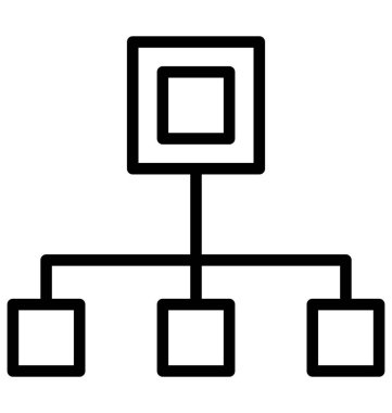 Hiyerarşi izole vektör simgesi olduğunu kolayca değiştirme veya Edited olabilir.