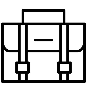 Evrak Çantası'nı izole vektör simgesi olduğunu kolayca değiştirme veya Edited olabilir.