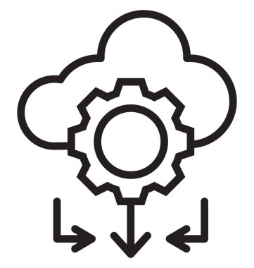 Bulut ağ izole vektör simge kolayca değiştirme veya Edited olabilir.