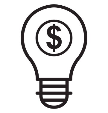 Fikir sağlayıcı izole vektör simge kolayca değiştirme veya Edited olabilir.