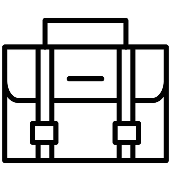 Briefcase Isolated Vector Icon Can Easily Modified Edited — Stock Vector