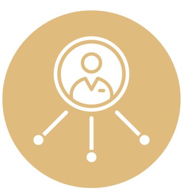 Bağlı kuruluş pazarlama izole vektör simgesi kolayca değiştirme veya Edited olabilir.