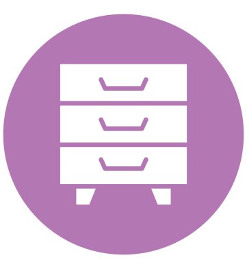 Çekmeceler izole vektör simgesi olduğunu kolayca değiştirme veya Edited olabilir.