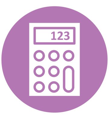 Hesap makinesi izole vektör simgesi olduğunu kolayca değiştirme veya Edited olabilir.