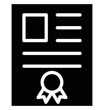 Sertifika izole vektör simgesi olduğunu kolayca değiştirme veya Edited olabilir.