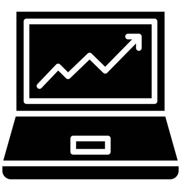 Çizgi grafik izole vektör simge kolayca değiştirme veya Edited olabilir.