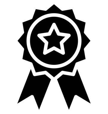 Ödülü rozet izole vektör simge kolayca değiştirme veya Edited olabilir.