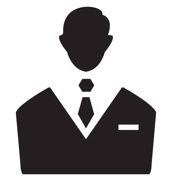 Manager Geïsoleerd Vector Icon Die Gemakkelijk Kan Worden Gewijzigd Bewerkt — Stockvector