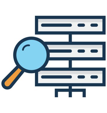 Sunucu arama izole vektör simge kolayca değiştirme veya Edited olabilir.